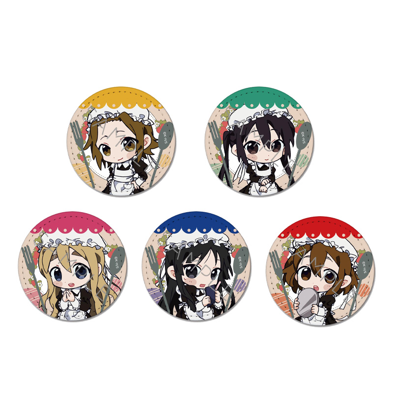 甘乐屋 预定 轻音少女 SYNC 放课后茶话会 圆形皮革徽章吧唧谷子