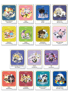 现货 FGO 三丽鸥联动 Fate 第二弹 Q版亚克力卡 01 02