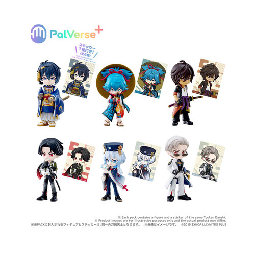 指定款现货 刀剑乱舞 bushiroad PalVerse 盒蛋小手办 vol.1