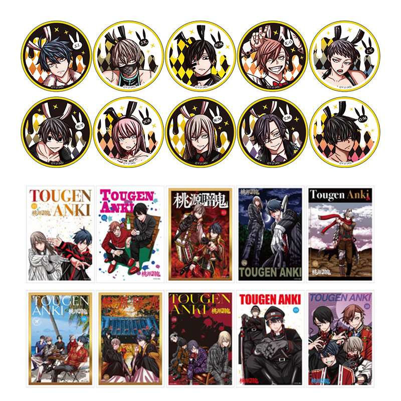 甘乐屋 现货 桃源暗鬼 原画 兔耳 徽章吧唧 相卡卡片 日谷子周边