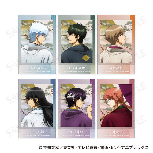 现货 银魂 xebec 和装回眸 拍立得风贴纸卡片 日谷周边 银时