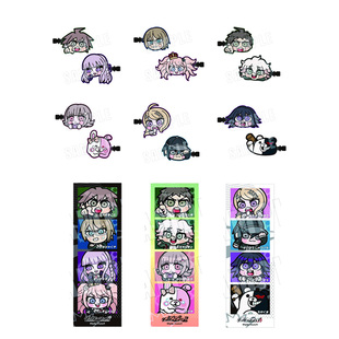 现货 弹丸论破 × ぶくぶ联动 大川 Q版发卡套装四格贴纸 日谷子