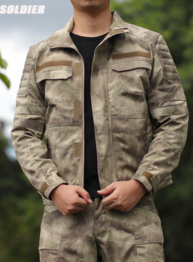 异种兵废墟迷彩摩托机车骑行战术夹克户外工装防风衣外套男春秋冬