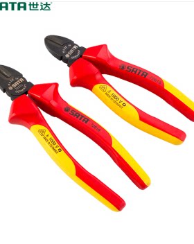 世达工具进口G系列VDE绝缘耐高压斜嘴钳斜口钳子6寸72615 72616