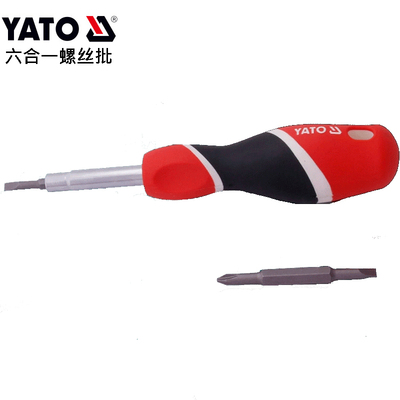欧洲YATO易尔拓工具6合1螺丝批一字十字起子刀YT-25971 2781 2797