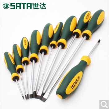 世达G系列双色柄一字螺丝批63707 63708 63709 63710 63711 63712
