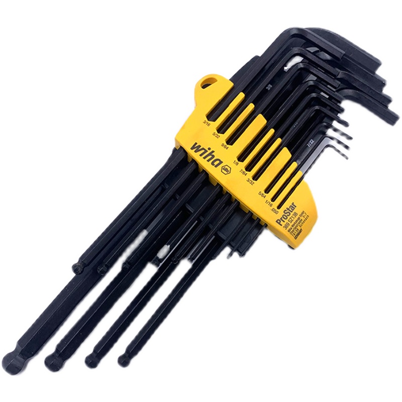 德国wiha威汉进口24189英制球头内六角扳手套装sb 369sz13b 24851