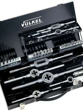 进口 Volkel 德国沃克伯爵 丝锥板牙套装 49107 M3-4-5-6-8-10-12