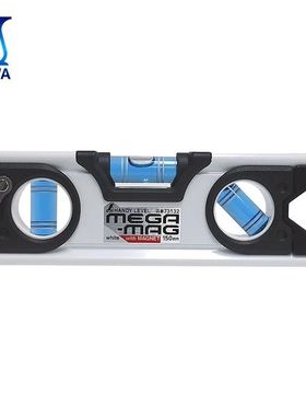 日本亲和SHINWA企鹅73132水平尺73130带磁石150MM便携水平仪100MM