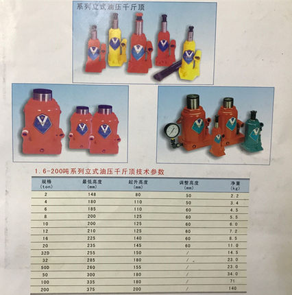 上海驼峰牌带表手动液压千斤顶 油压千斤顶 10T-200T压力表千斤顶