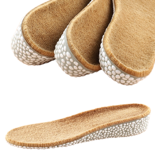 加绒增高鞋垫女不累脚隐形保暖秋冬男士内增高鞋垫女2025新款冬季