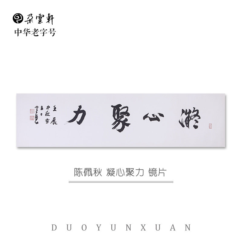 朵云轩真迹作品  陈佩秋 凝心聚力 书法 名家书法家居装饰挂画