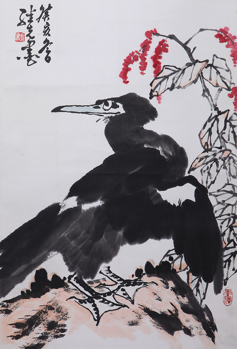 朵云轩真迹作品 龚继先 鹰  名家花鸟国画收藏馈赠家居装饰