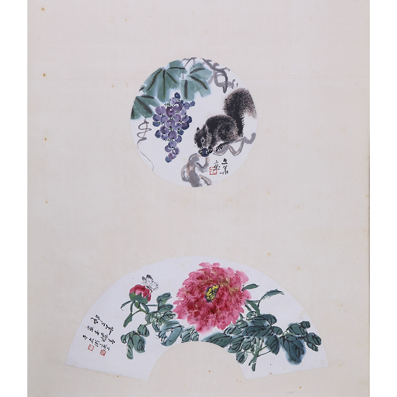 云上画廊  郁文华 松蝶 朵云轩真迹作品名家国画挂画家居收藏馈赠