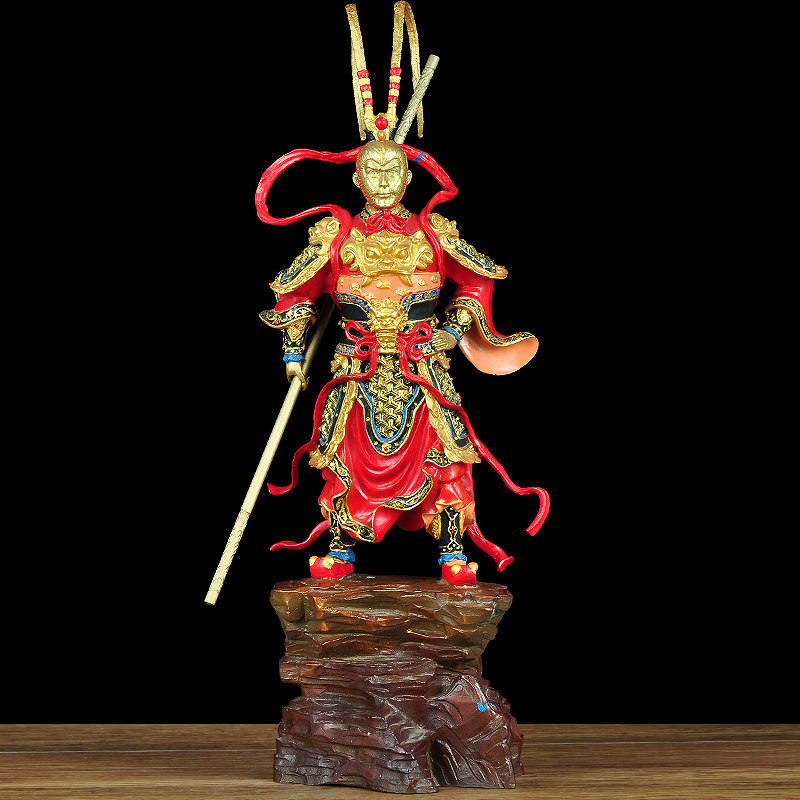 齐天大圣摆件斗战胜佛神像铜孙悟空客厅玄关工艺品办公室商务礼品