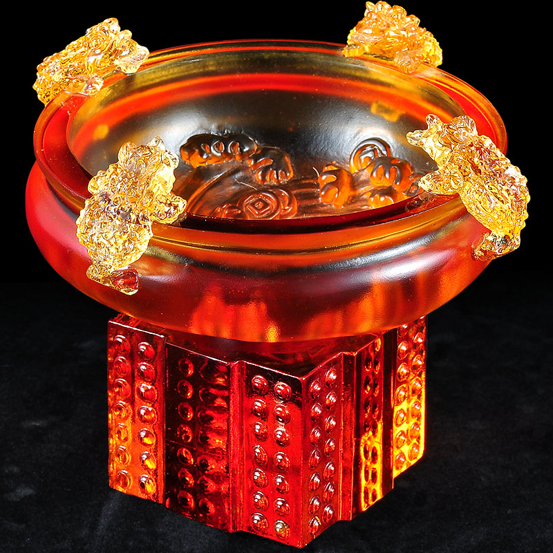 琉璃金蟾家居客厅风水开业礼品