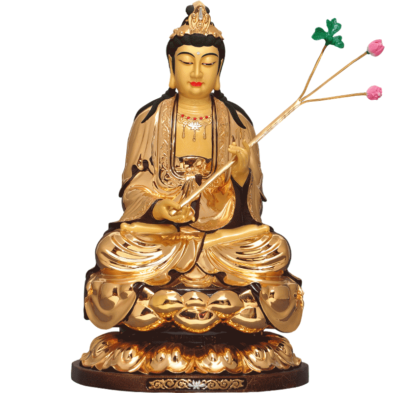 台湾全铜大势至菩萨佛像