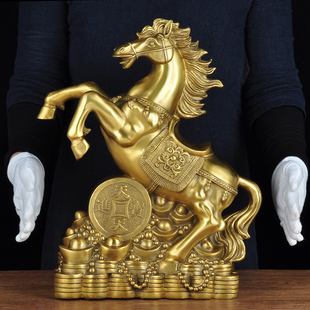 马到成功摆件铜马招财客厅玄关乔迁新居礼物总经理办公室商务礼品