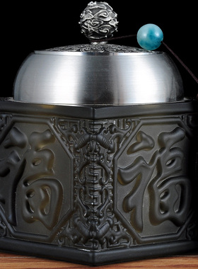 锡茶叶罐密封罐锡罐家用防潮保湿存储罐精品高档送长辈生日礼品