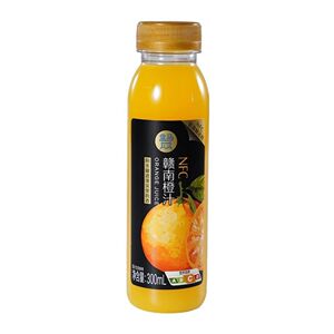 盒马代购NFC赣南橙汁300ml只有橙子无菌冷罐装100%鲜果压榨果汁
