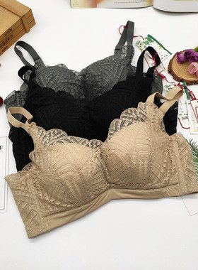 2020新款美佳美侬无钢圈文胸女F66903深V超薄聚拢上托收副乳胸罩