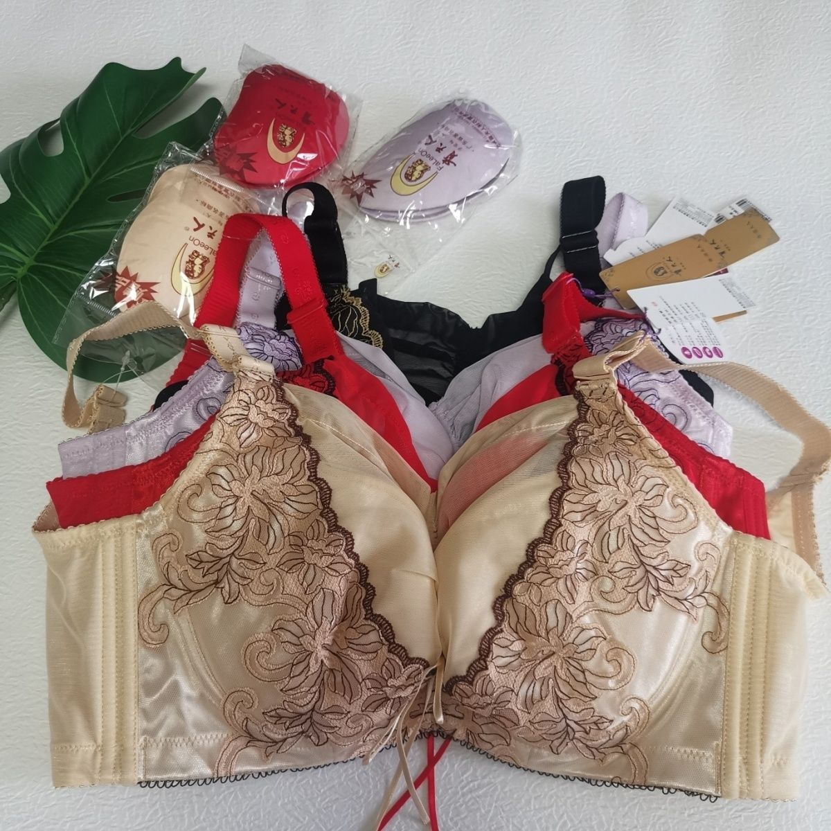 贵夫人奢华软钢圈全棉大胸显小