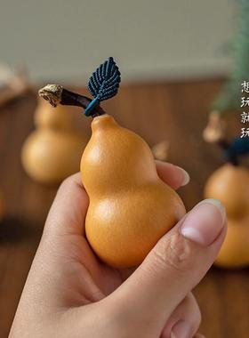 文玩小葫芦手把件办公室桌面盘玩手把挂件汽车家居摆件