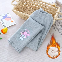 Серые леггинсы Куломи (морщинистые края и флино)