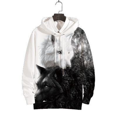 宽松大码麻哥潮牌连帽卫衣