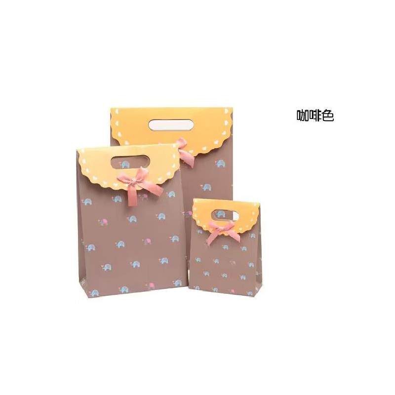 跨境孔岙包装简约粘扣袋子迷你小袋子 糖果纸袋 生日回礼袋现货