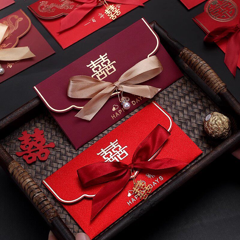 跨境马年新款结婚红包创意婚礼改口随礼中号红包袋婚庆用品利热销