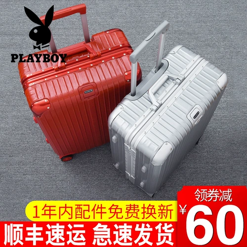 Playboy, брендовый чемодан, коробка, популярно в интернете, 20 дюймов