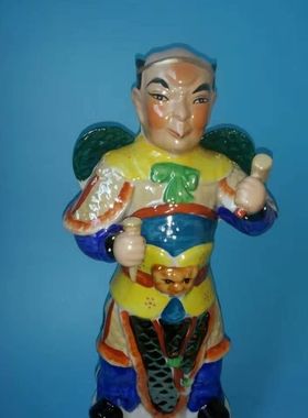 陶瓷雷公风神雨伯雷震子神像居家摆件佛像教风雨雷电16寸~18寸