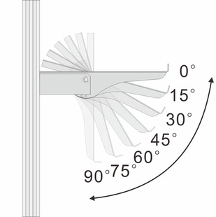 欧标3040槽宽8.2工业铝材可调节活动支架八棱柱展位层板活络托架