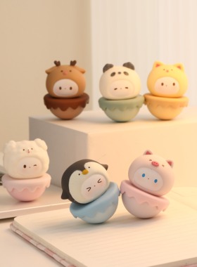 治愈情绪办公室工位不倒翁