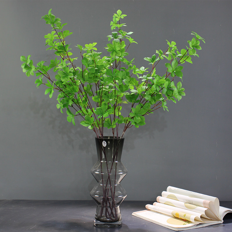 日本吊钟网红马醉木叶仿真植物树枝服装家居室内造型橱窗装饰道具