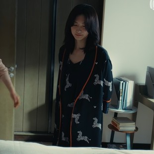 上衣洋装 欧洲夜色正浓江疏影赵玫同款 衬衫 套组长袖 女衣服潮 睡衣裤