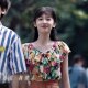 碎花短袖 上衣夏季 衬衣女衣服潮 衬衫 欧洲你好1983周也夏晓兰同款
