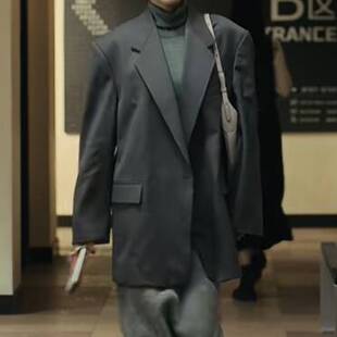 原版爱情没有神话林展翘同款西装外套翻领商务西服上衣女衣服潮