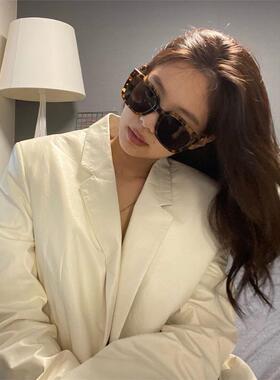 欧洲新款jennie同款玳瑁