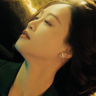 欧洲夜色正浓蓝盈莹梁丹宁同款耳环女轻奢高级感小众设计气质耳饰