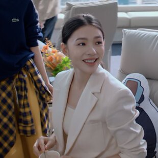 欧洲年少有为林允林晚同款西装外套春秋v领西服上衣女衣服潮