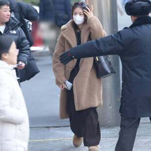 欧洲2026春晚彩排李兰迪同款羊羔毛外套秋冬中长版大衣女衣服潮