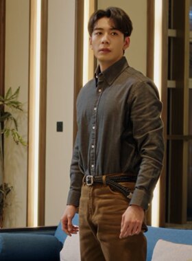 欧洲突然的喜欢陈星旭高海明同款衬衫上衣春秋翻领长袖衬衣男衣服