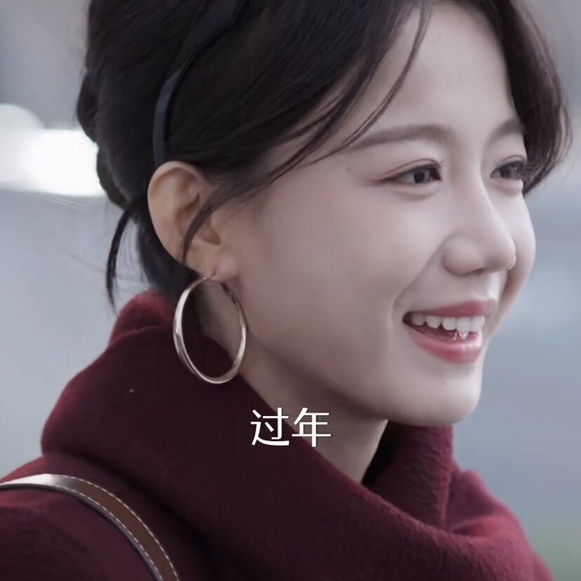 朝阳似我梁雯晶阮朝阳同款耳环