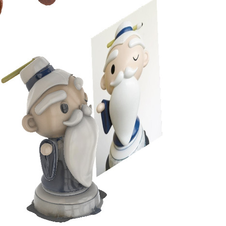 AI图片智能建模高仿真生成3D模型glb fbx格式