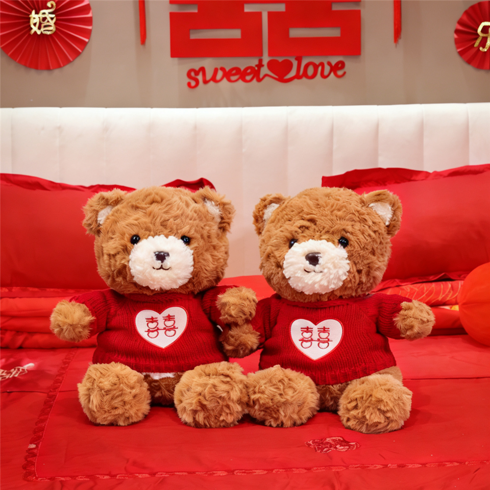 婚房装扮结婚高档压床娃娃一对床上抱枕新婚新款喜娃送新人礼物