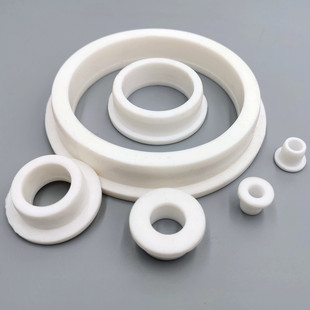 白色硅胶T型圆孔护线圈密封圈机箱电线保护套过孔耐高温绝缘5~26