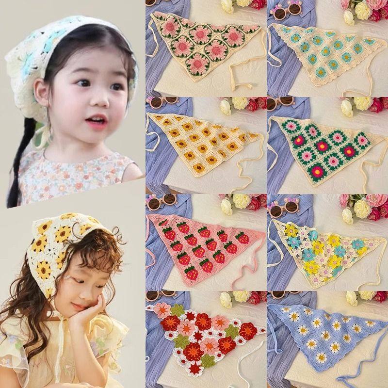 春夏法式小女孩出游拍照针织头巾发箍儿童甜美三角巾女童头纱发带,家庭/个人清洁工具,束发带,淘宝优惠券,粉丝福利购,淘宝优惠卷