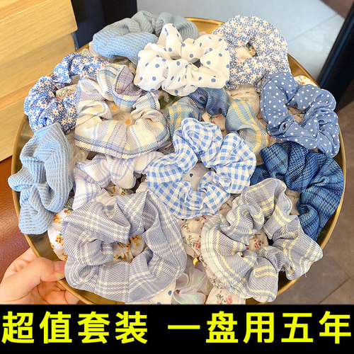 缎面猪大肠发圈女网红简约发绳